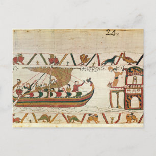 Postal Aquí Earl Harold regresa a Inglaterra