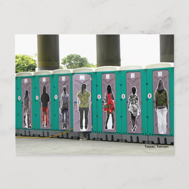 Postal Aquí está The John/Portable Toilets:) (Anverso)