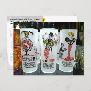Postal "Aquí está..." Vintage Glassware, Nueva Orleans, L