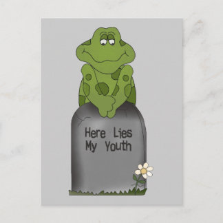 Postal Aquí miente mi juventud