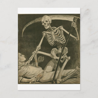 Postal ¡Aquí Viene La Muerte!