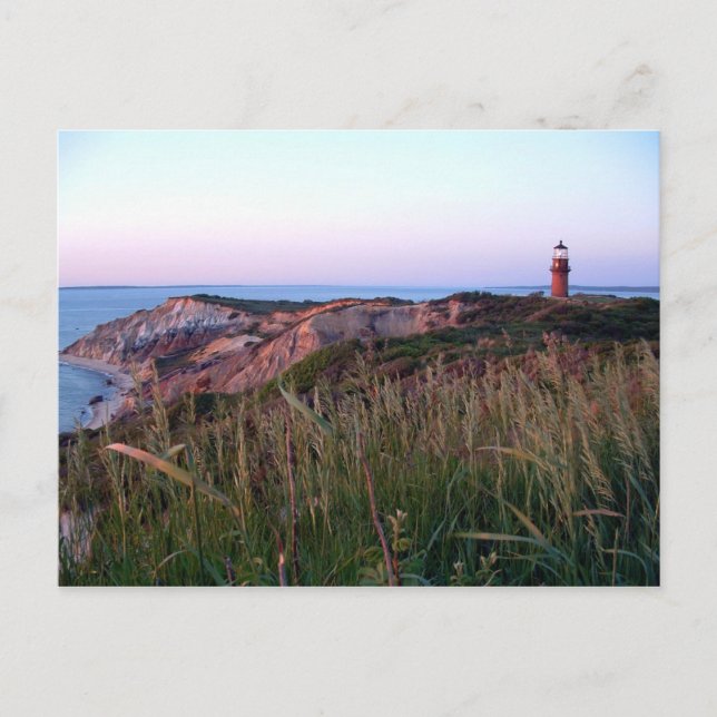 Postal Aquinnah Sunset y Lighthouse (Anverso)
