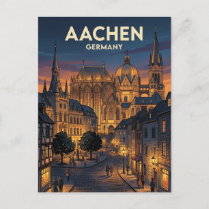 Postal Aquisgrán Alemania