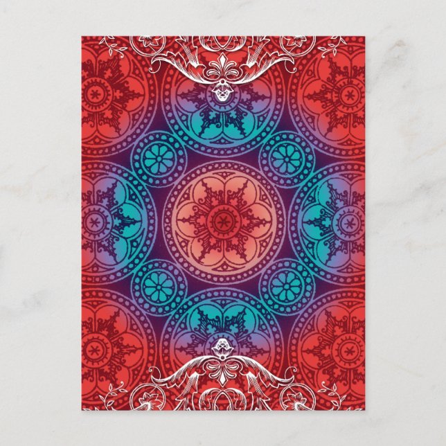 Postal Árabe victoriano, GLORIOSA (Anverso)