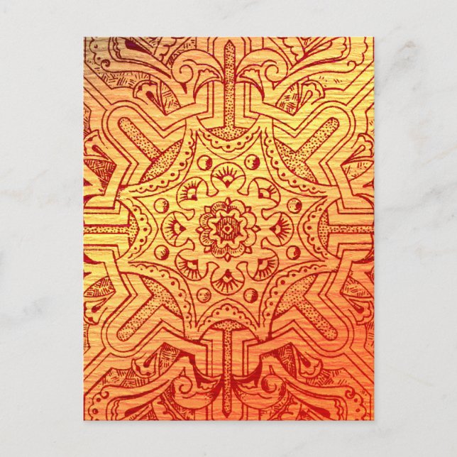 Postal Árabe victoriano, IDALIS - Sunset (Anverso)