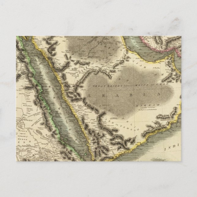 Postal Arabia, Egipto, Abisinia, Mar Rojo (Anverso)