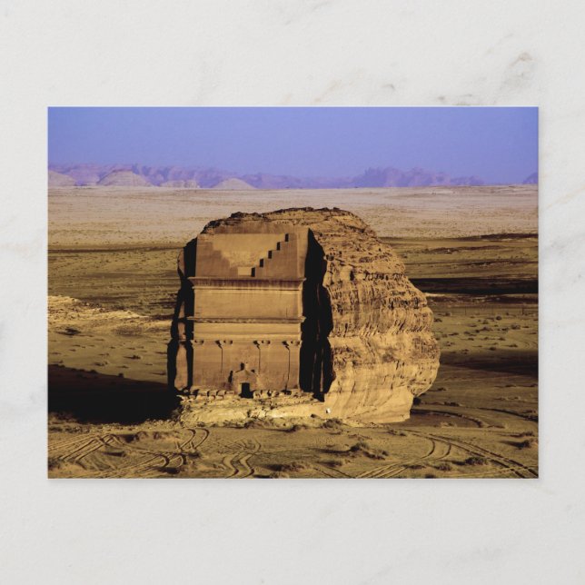 Postal Arabia Saudita, lugar de Madain Saleh, antiguo (Anverso)
