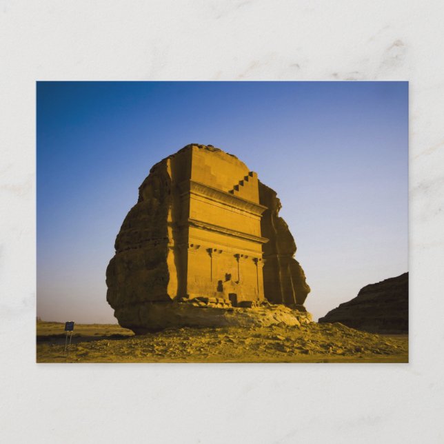 Postal Arabia Saudita, lugar de Madain Saleh, antiguo 4 (Anverso)