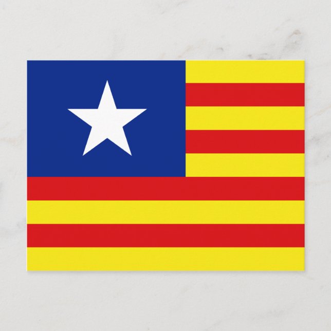 Postal Aragon, South Korea flag (Anverso)