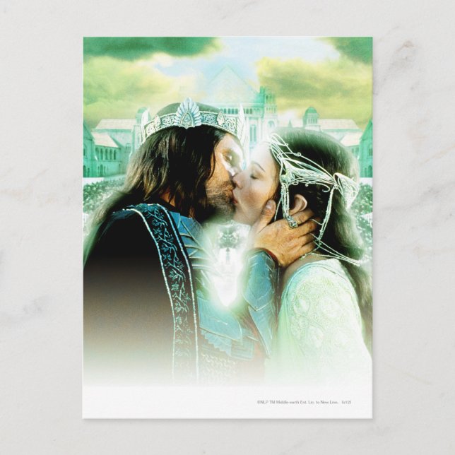 Postal Aragorn y ARWEN™ Kiss (Anverso)