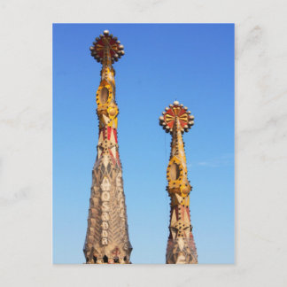 Postal Arañas de la Sagrada Familia