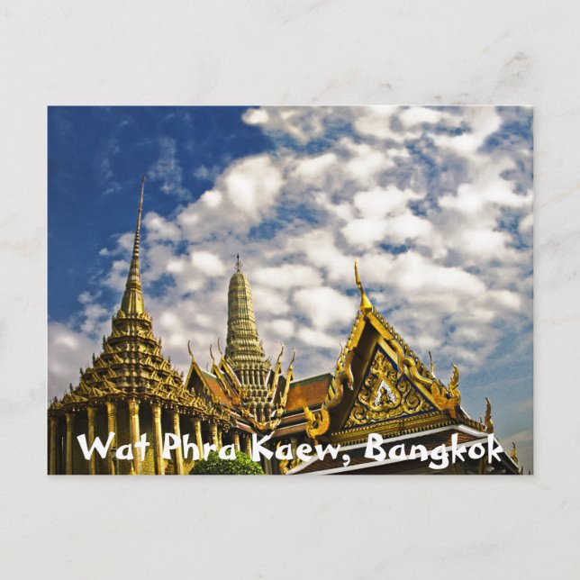 Postal Arañas de Wat Phra Kaew (Anverso)