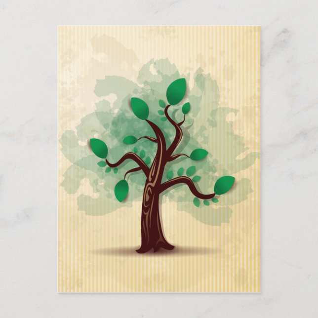 Postal Árbol (Anverso)