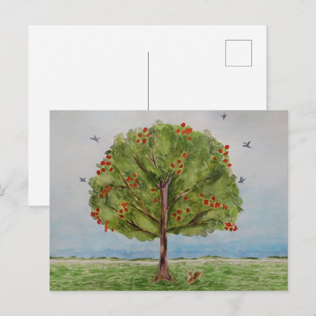 Postal Árbol (Anverso / Reverso)