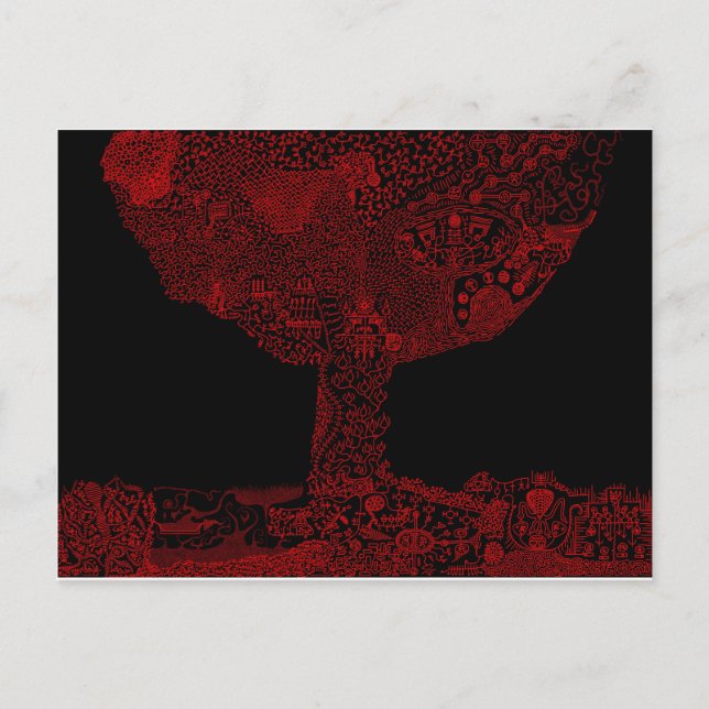 Postal Árbol (Anverso)