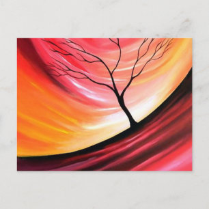 Postal Árbol abstracto - Arte moderno