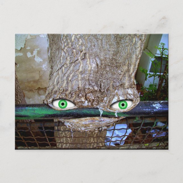 Postal Árbol alienígena (Anverso)