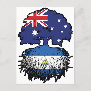 Postal Árbol australiano nicaragüense