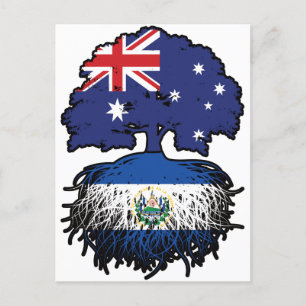 Postal Árbol australiano salvadoreño de El Salvador
