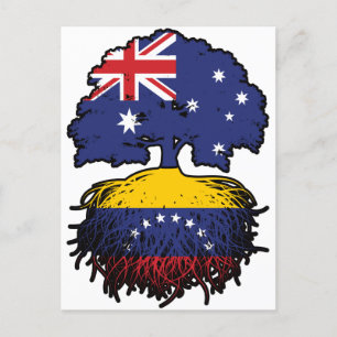 Postal Árbol australiano venezolano