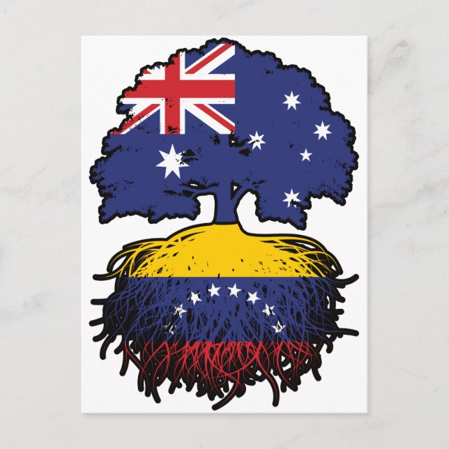Postal Árbol australiano venezolano (Anverso)