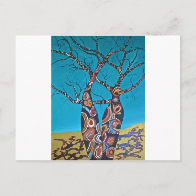 Postal Árbol Boab (Anverso)