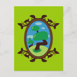 Postal Árbol Bonsai