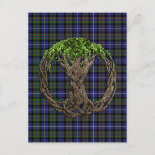 Postal Árbol Celta De La Vida Orgullo De La Alta Tierra D