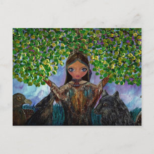 Postal Árbol Cherokee