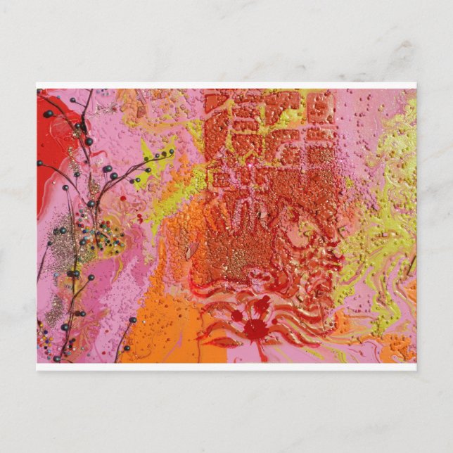 Postal "Árbol de arándano azul" (Anverso)