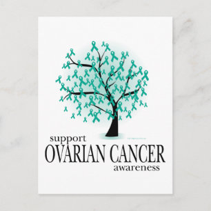 Postal Árbol de cáncer de ovario