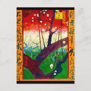 Postal Árbol de ciruelas (después de Hiroshige), Van Gogh
