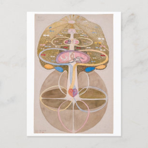Postal Árbol de conocimiento No. 1   Hilma af Klint