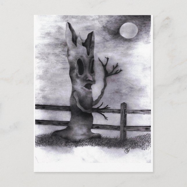 Postal "Árbol de cuentagotas" (Anverso)