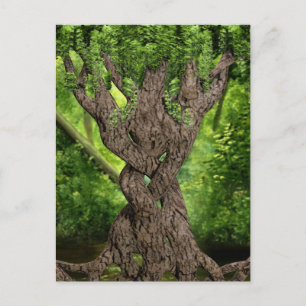 Postal Árbol de Knot celtic