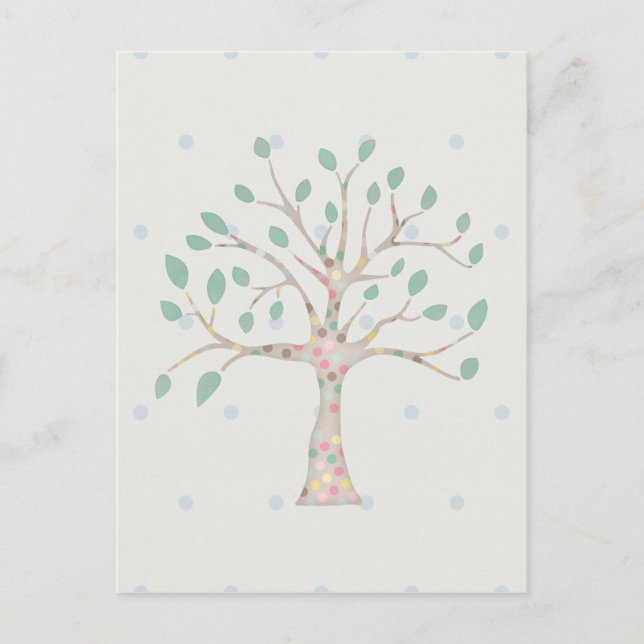 Postal Árbol de la vida (Anverso)