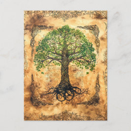 Postal Árbol de la Vida Celta
