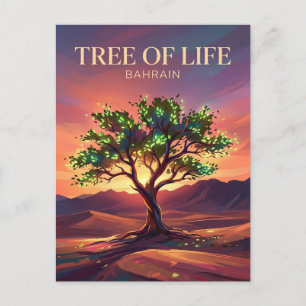Postal Árbol de la Vida (Shajarat-al-Hayat) Baréin