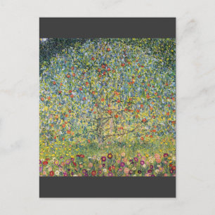 Postal Árbol de manzanas por Gustav Klimt