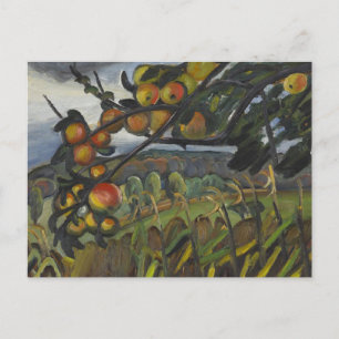 Postal Árbol de manzanas por Prudence Heward