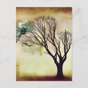 Postal Árbol de Medios Mixtos