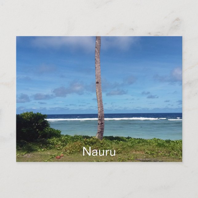 Postal árbol de nauru (Anverso)