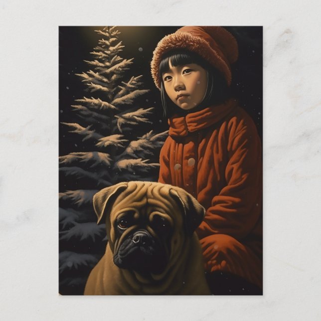 Postal Árbol de Navidad (Anverso)