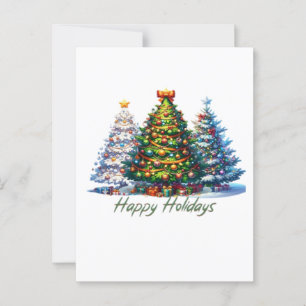 Postal árbol de Navidad