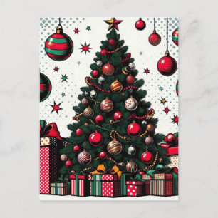 Postal árbol de Navidad