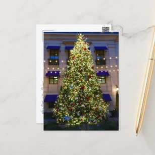 Postal Árbol de Navidad en el Waldorf Astoria Chicago