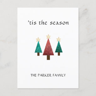 Postal Árbol de Navidad es el Navidad de temporada