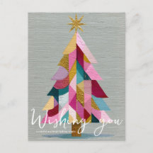 Árbol de Navidad geométrico moderno