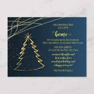 Postal Árbol de Navidad lindo que hemos movido las vacaci