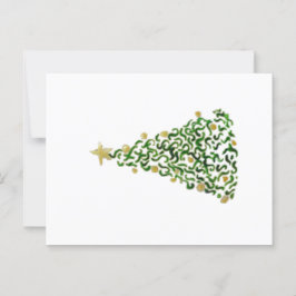 Postal Árbol de Navidad - Material gráfico original